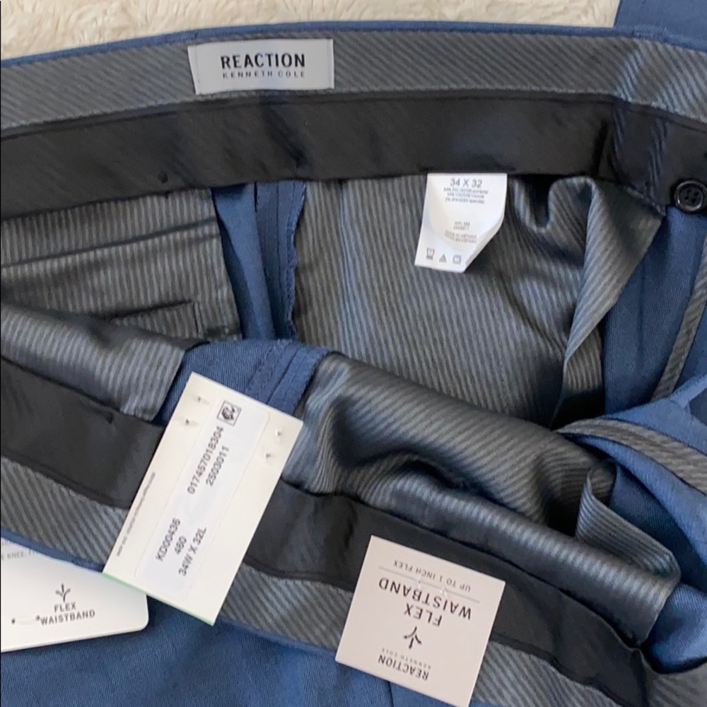 Reaction Kenneth Cole Stretch Slim Fit Pant - Picture 7 of 7